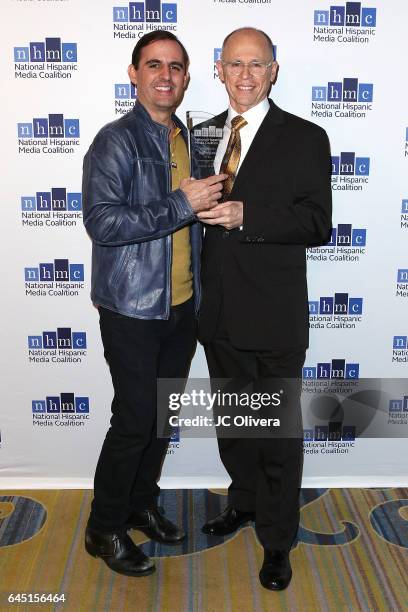 Screenwriter/producer Roberto Orci winner of the 'Visionary Impact Award' and executive producer Roberto Orci Sr. Attend the 20th Annual National...