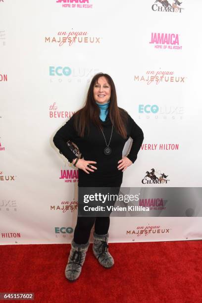 Karen Salkin attends the EcoLuxe Lounge's 10th Anniversary in celebration of the Oscars on February 24, 2017 in Los Angeles, California.