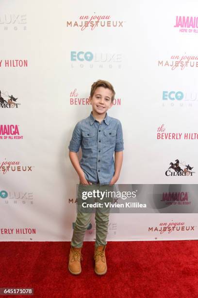 Parket Bates attends the EcoLuxe Lounge's 10th Anniversary in celebration of the Oscars on February 24, 2017 in Los Angeles, California.