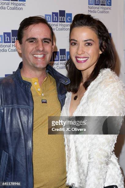 Writers Roberto Orci and Taylor Orci attend the 20th Annual National Hispanic Media Coalition Impact Awards Gala at Regent Beverly Wilshire Hotel on...