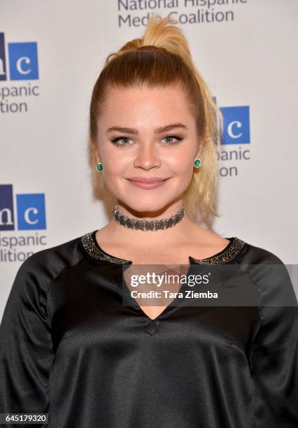 Actress Ana Osorio attends the National Hispanic Media Coalition's 20th Annual Impact Awards Gala at Regent Beverly Wilshire Hotel on February 24,...