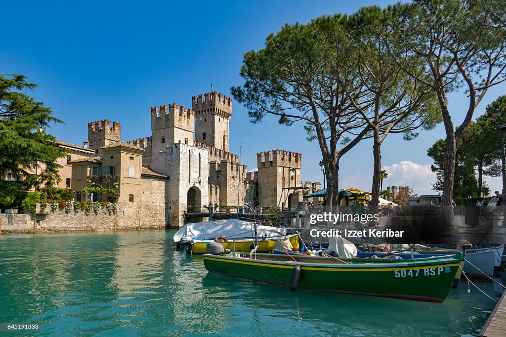Sirmione Old Castle, Garda Lake Italy