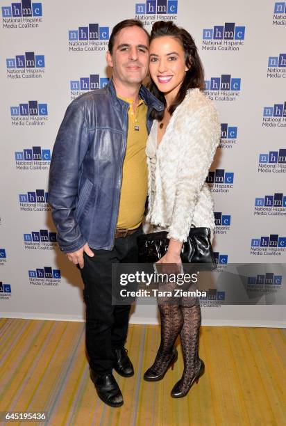 Producer/writer Roberto Orci and actress/writer Taylor Orci attend the National Hispanic Media Coalition's 20th Annual Impact Awards Gala at Regent...