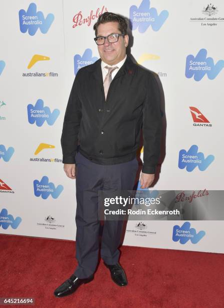 Producer David Gorder attends the Screen Australia and Australians in Film reception for Australian Oscar nominees at Four Seasons Hotel Los Angeles...