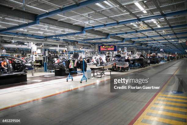 Production of the Ford Fiesta at the Ford plant in Cologne-Niehl on February 15, 2017 in Cologne, Germany.