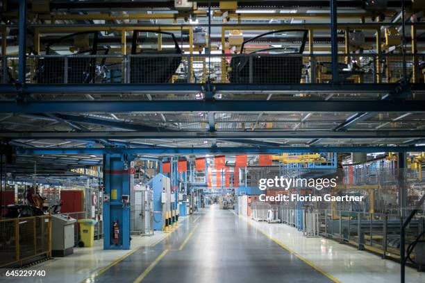 Production hall at the Ford plant in Cologne-Niehl on February 15, 2017 in Cologne, Germany.