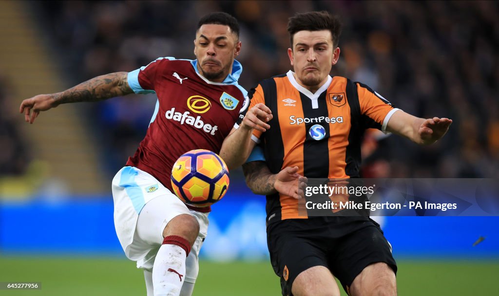 Hull City v Burnley - Premier League - KCOM Stadium