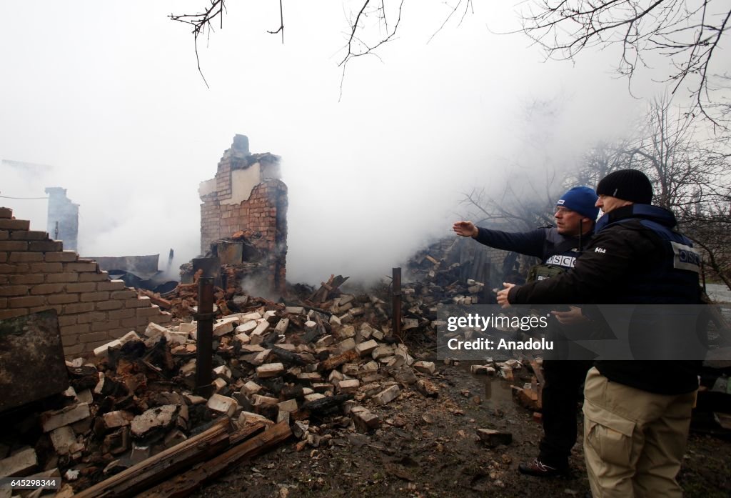 Clashes in Donetsk
