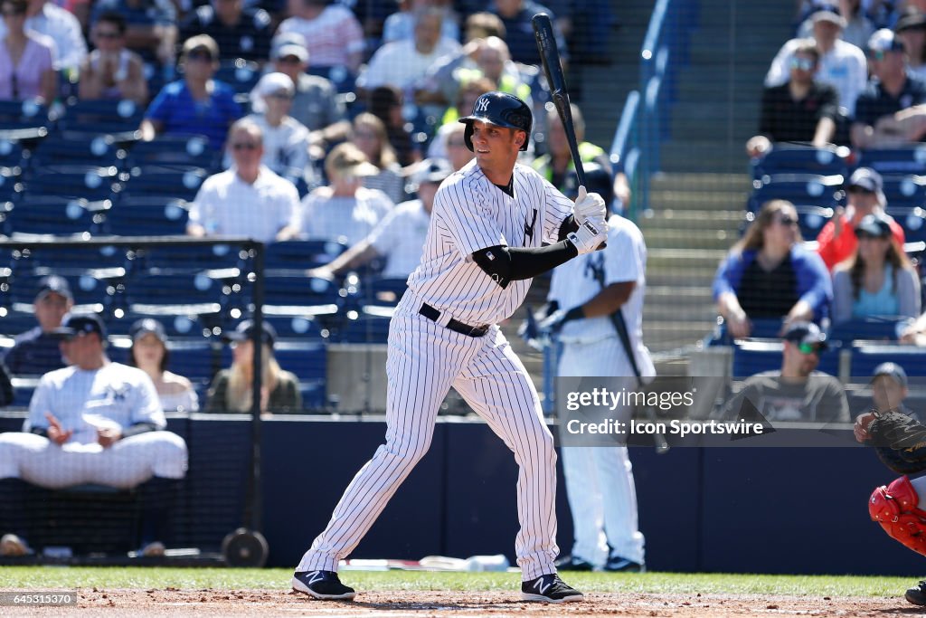 MLB: FEB 24 Spring Training - Phillies at Yankees