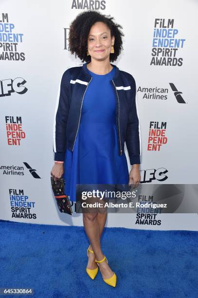 Cinematographer Kira Kelly attends the 2017 Film Independent Spirit Awards at the Santa Monica Pier on February 25, 2017 in Santa Monica, California.