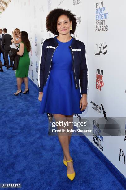 Cinematographer Kira Kelly attends the 2017 Film Independent Spirit Awards at Santa Monica Pier on February 25, 2017 in Santa Monica, California.