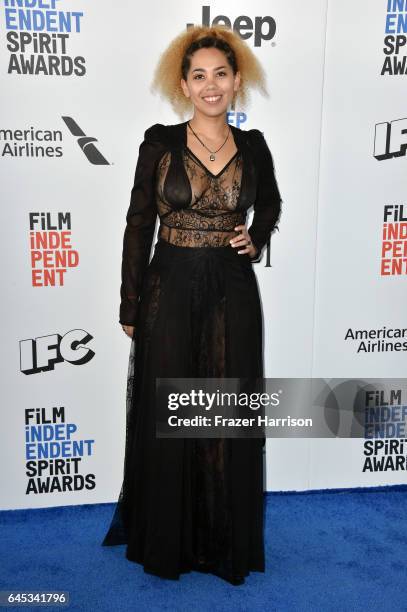 Producer Melody C. Roscher attends the 2017 Film Independent Spirit Awards at the Santa Monica Pier on February 25, 2017 in Santa Monica, California.