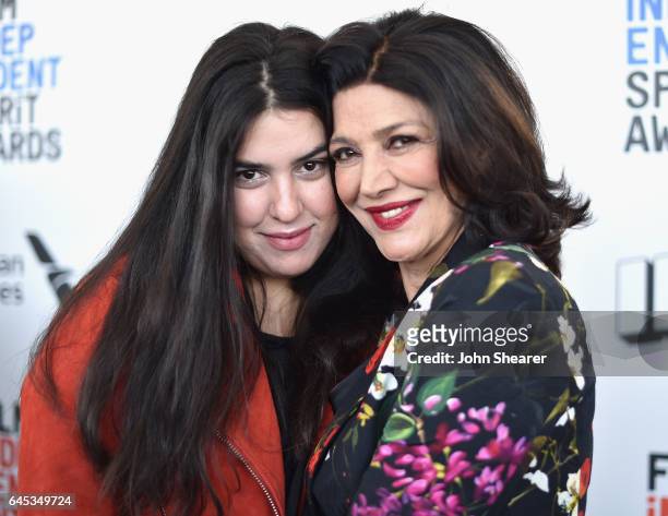 Director Tara Touzie and actor Shohreh Aghdashloo attend the 2017 Film Independent Spirit Awards at Santa Monica Pier on February 25, 2017 in Santa...