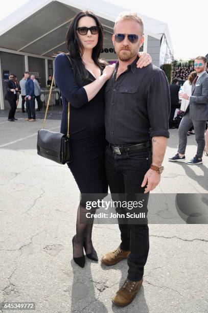 Actors Laura Prepon and Ben Foster attend the 2017 Film Independent Spirit Awards sponsored by Jeep at Santa Monica Pier on February 25, 2017 in...