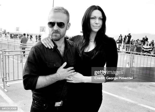 Actors Ben Foster and Laura Prepon attend the 2017 Film Independent Spirit Awards at Santa Monica Pier on February 25, 2017 in Santa Monica,...