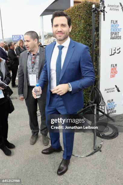 Actor Edgar Ramirez attends the 32nd Annual Film Independent Spirit Awards sponsored by FIJI Water at Santa Monica Pier on February 25, 2017 in Santa...