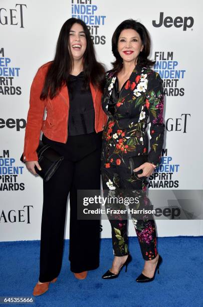 Director Tara Touzie and actor Shohreh Aghdashloo attend the 2017 Film Independent Spirit Awards at the Santa Monica Pier on February 25, 2017 in...