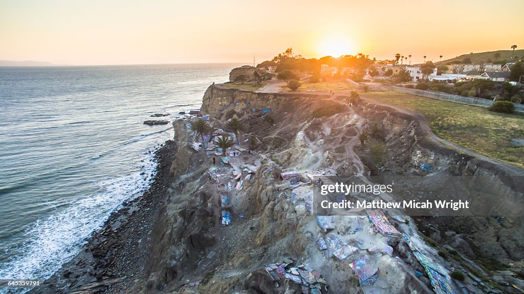 Exploring the Sunken City of California.