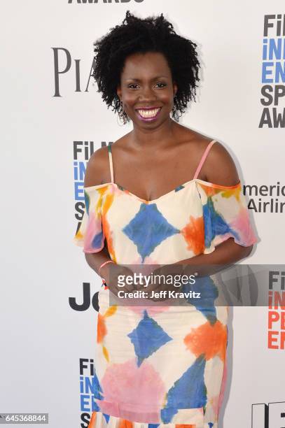 Actor Adepero Oduye attends the 2017 Film Independent Spirit Awards at the Santa Monica Pier on February 25, 2017 in Santa Monica, California.