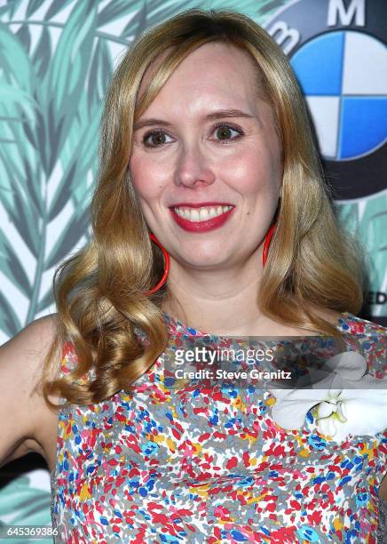 Allison Schroeder arrives at the 10th Annual Women In Film Pre-Oscar Cocktail Party at Nightingale Plaza on February 24, 2017 in Los Angeles,...