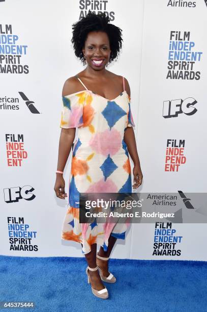Actor Adepero Oduye attends the 2017 Film Independent Spirit Awards at the Santa Monica Pier on February 25, 2017 in Santa Monica, California.