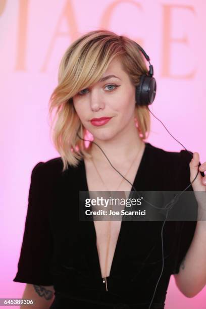Lindsay Mancini with Piaget at the 2017 Film Independent Spirit Awards at Santa Monica Pier on February 25, 2017 in Santa Monica, California.