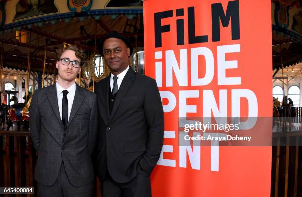 Producers Rémi Grellety and Herbert Peck attend the 2017 Film Independent Spirit Awards at the Santa Monica Pier on February 25, 2017 in Santa...