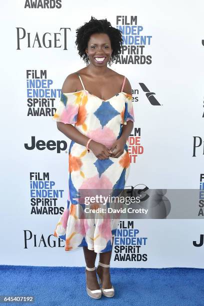 Adepero Oduye attends the 2017 Film Independent Spirit Awards Arrivals on February 25, 2017 in Santa Monica, California.