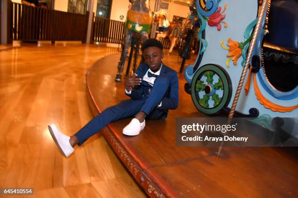 Actor Alex R. Hibbert attends the 2017 Film Independent Spirit Awards at the Santa Monica Pier on February 25, 2017 in Santa Monica, California.