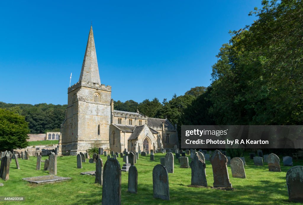 Hackness church, North Yorkshire, England