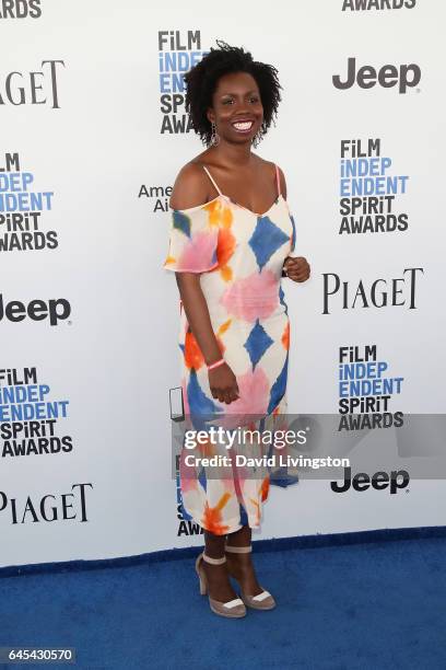 Actress Adepero Oduye attends the 2017 Film Independent Spirit Awards on February 25, 2017 in Santa Monica, California.