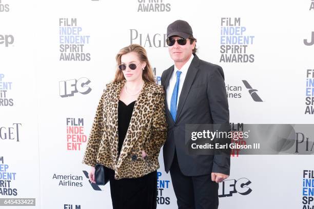 Brit Eastwood and Ron Curtis attend the 2017 Film Independent Spirit Awards on February 25, 2017 in Santa Monica, California.