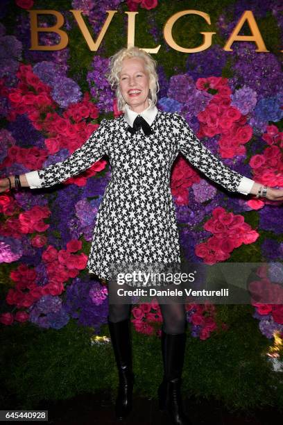 Photographer Ellen von Unwerth attends Bulgari's Pre-Oscar Dinner at Chateau Marmont on February 25, 2017 in Hollywood, United States.