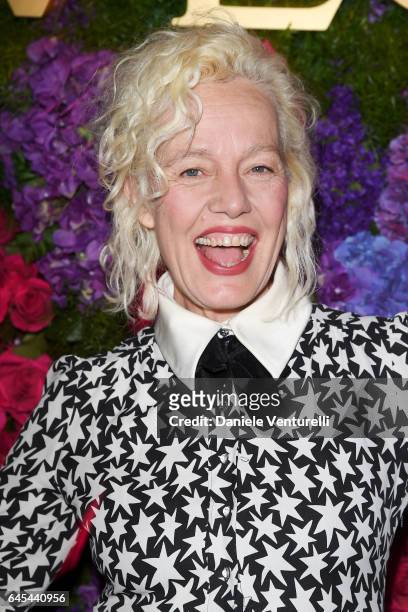 Photographer Ellen von Unwerth attends Bulgari's Pre-Oscar Dinner at Chateau Marmont on February 25, 2017 in Hollywood, United States.