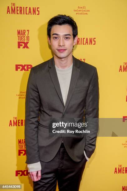 Actor Ivan Mok attends "The Americans" Season 5 Premiere at DGA Theater on February 25, 2017 in New York City.