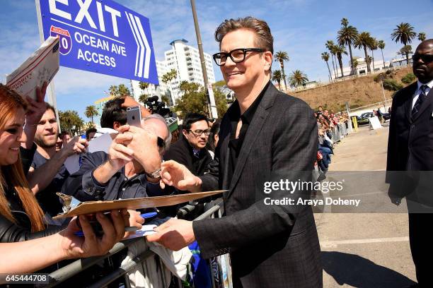 Colin Firth during the 2017 Film Independent Spirit Awards at the Santa Monica Pier on February 25, 2017 in Santa Monica, California.