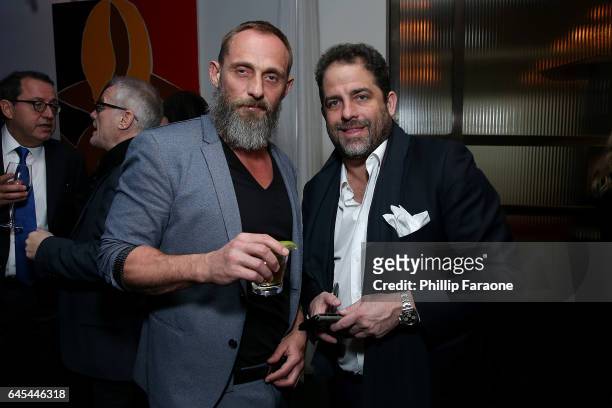 Roland Moller and Brett Ratner attend Sony Pictures Classics' Annual Pre-Academy Awards Dinner Party at STK on February 25, 2017 in Los Angeles,...