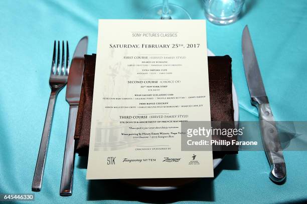General view of the atmosphere during the Sony Pictures Classics' Annual Pre-Academy Awards Dinner Party at STK on February 25, 2017 in Los Angeles,...