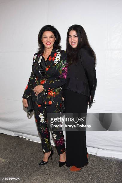 Shohreh Aghdashloo and her daughter Tara Touzie during the 2017 Film Independent Spirit Awards at the Santa Monica Pier on February 25, 2017 in Santa...