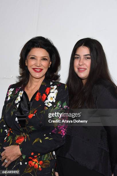 Shohreh Aghdashloo and her daughter Tara Touzie during the 2017 Film Independent Spirit Awards at the Santa Monica Pier on February 25, 2017 in Santa...