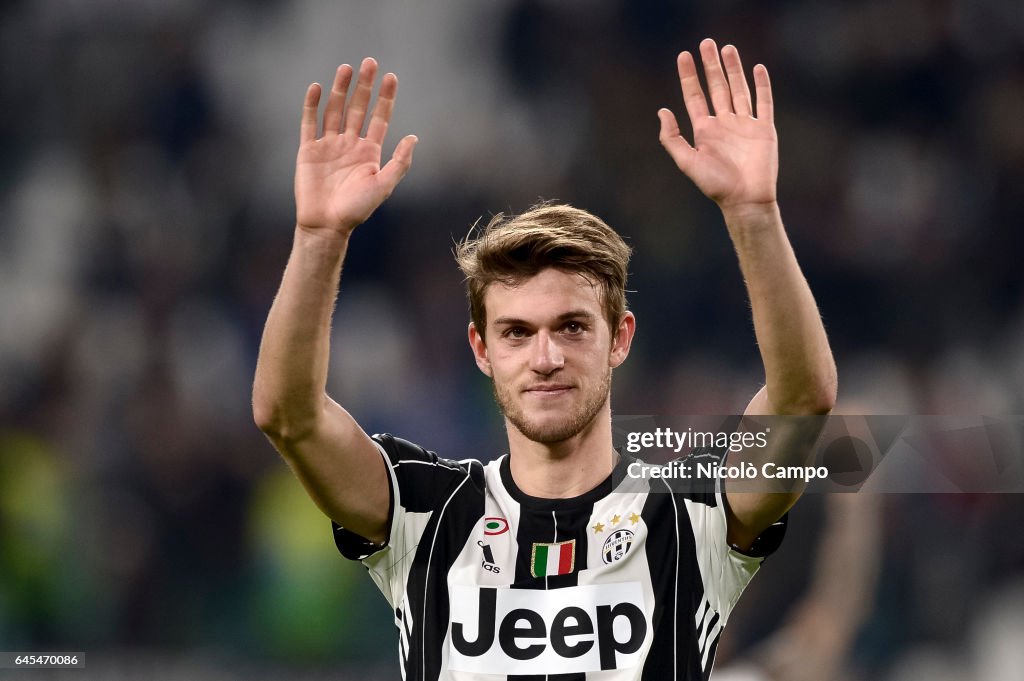 Daniele Rugani of Juventus FC gestures at the end of the...