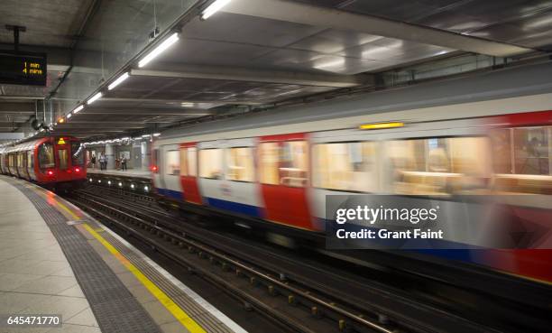 subway. - london underground stock pictures, royalty-free photos & images