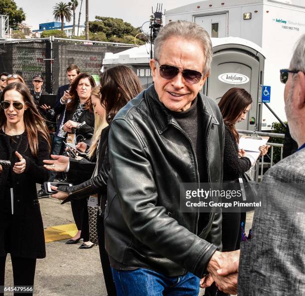 Warren Beatty attend the 2017 Film Independent Spirit Awards at the Santa Monica Pier on February 25, 2017 in Santa Monica, California.