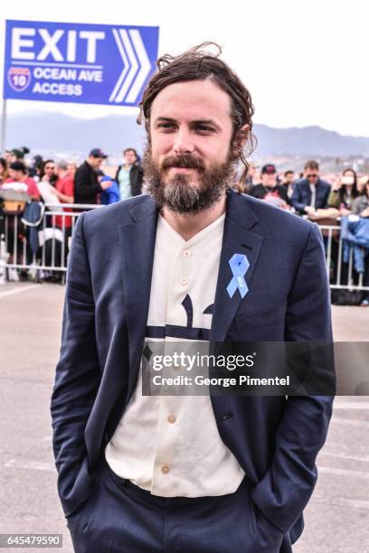 Actor Casey Affleck attend the 2017 Film Independent Spirit Awards at the Santa Monica Pier on February 25, 2017 in Santa Monica, California.