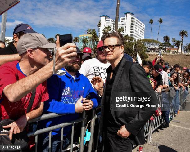 Actor Colin Firth attends the 2017 Film Independent Spirit Awards at the Santa Monica Pier on February 25, 2017 in Santa Monica, California.