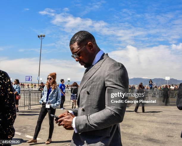 Trevante Rhodes attends the 2017 Film Independent Spirit Awards at the Santa Monica Pier on February 25, 2017 in Santa Monica, California.