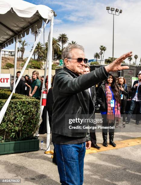 Warren Beatty attend the 2017 Film Independent Spirit Awards at the Santa Monica Pier on February 25, 2017 in Santa Monica, California.