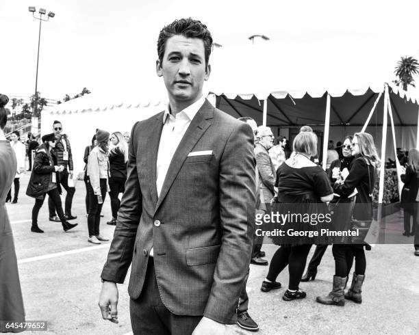 Actor Miles Teller attends the 2017 Film Independent Spirit Awards at the Santa Monica Pier on February 25, 2017 in Santa Monica, California.