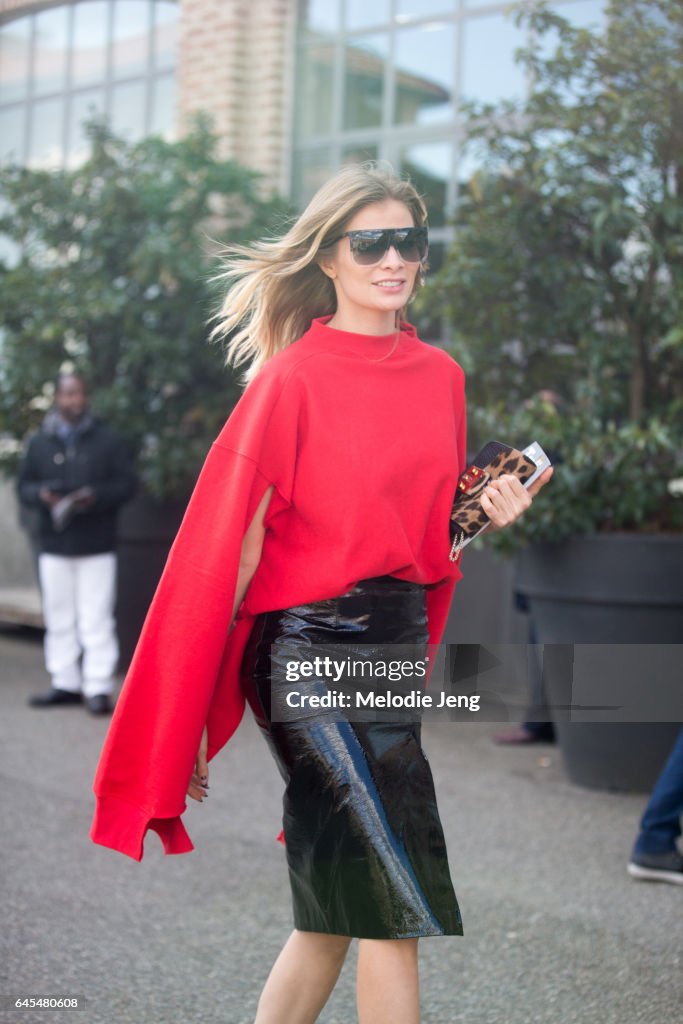 Street Style: February 25 - Milan Fashion Week Fall/Winter 2017/18