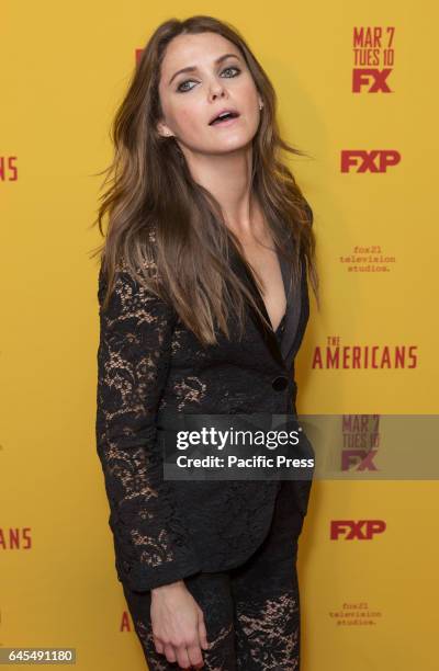 Keri Russell attends FX The Americans Season 5 premiere at DGA Theater in New York.